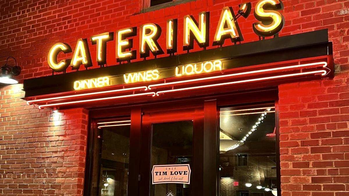 Caterina’s is Tim Love’s upscale Italian restaurant in Mule Alley.