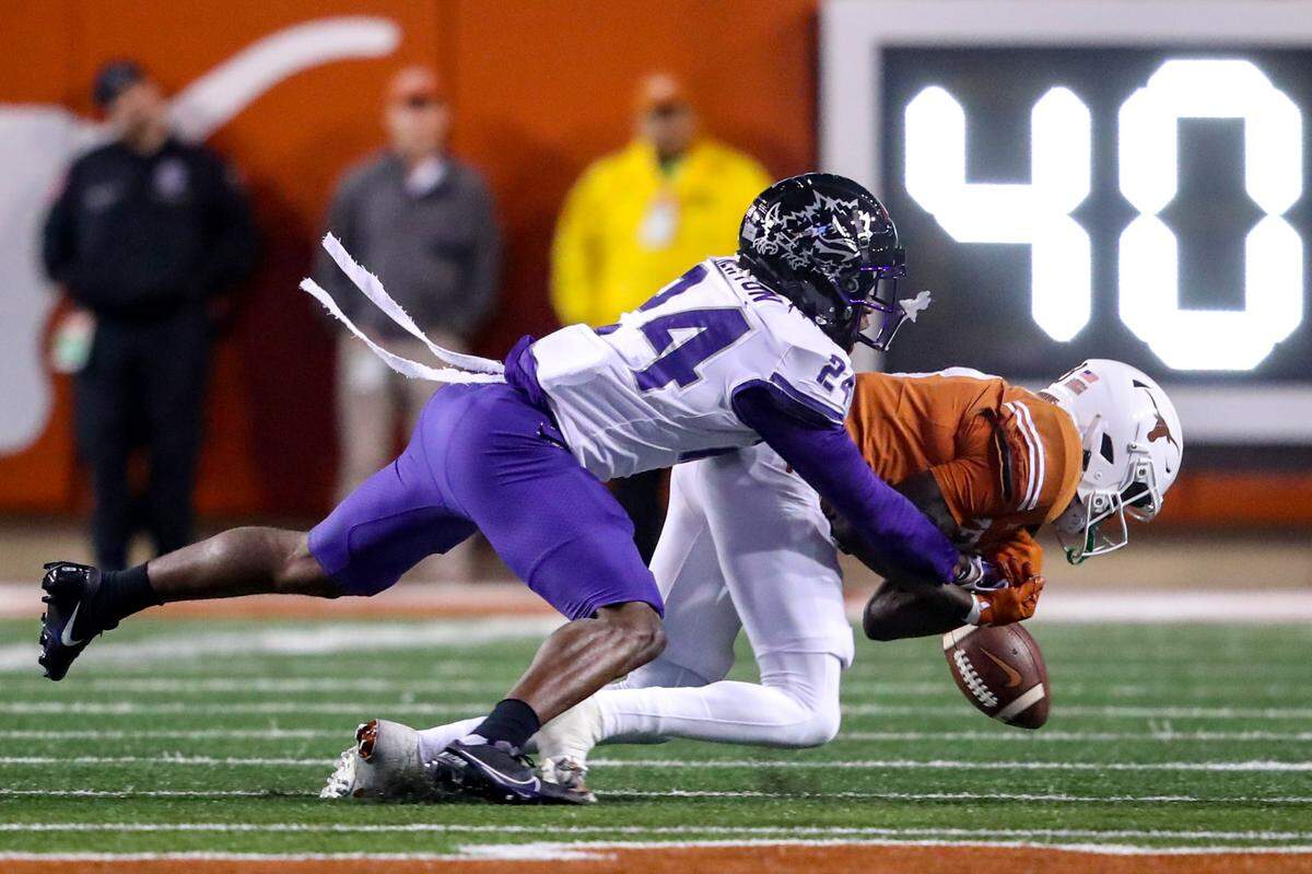 Cornerback Josh Newton and TCU held Texas to just 199 yards in TCU’s 17-10 win in Austin on Saturday night.