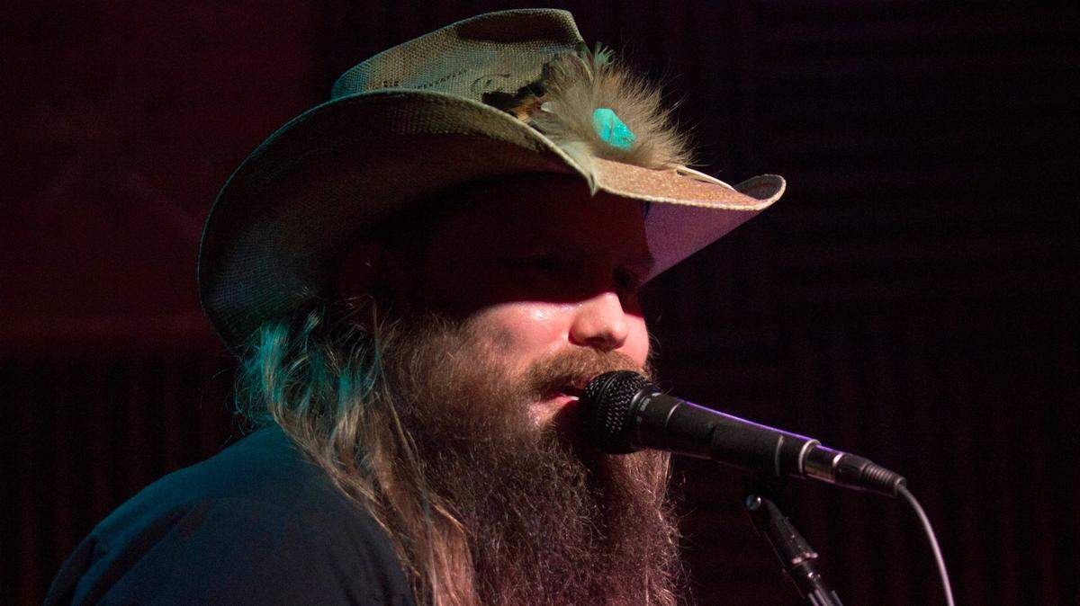 Chris Stapleton preforms with his band at the City Tavern, in Dallas Thursday, April 16, 2015. (Special the the Star-Telegram/Mark Rogers)