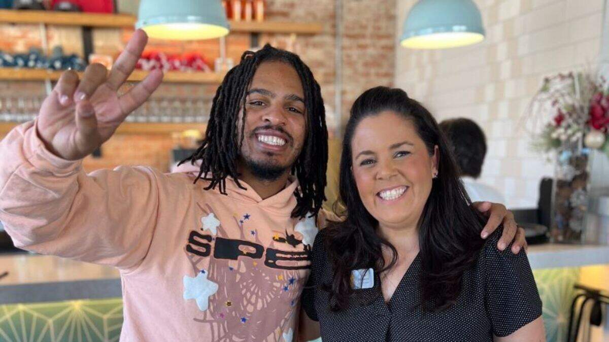 Keith Lee mania finally made it west to Fort Worth, where he brought his family to Taste Community Restaurant where his question were answered by Julie Williams, wife of Taste Project founder Jeff Williams.