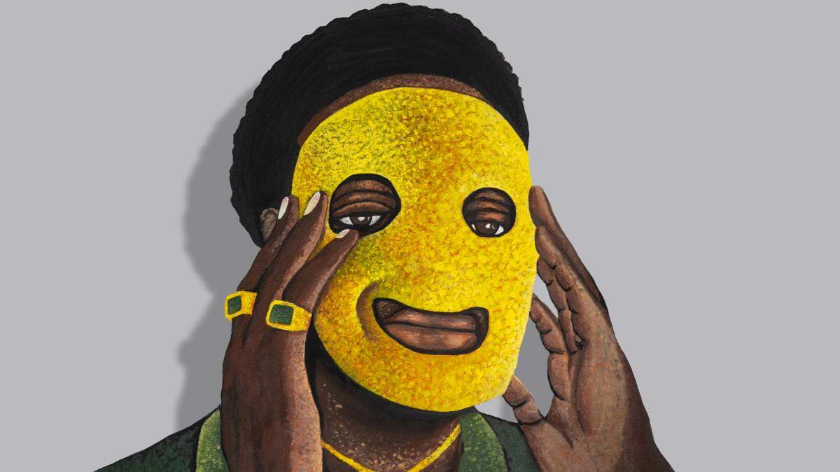 This piece by Devon Francis is among those featured in the Sunday’s Best art exhibition at Zona 7 art gallery at 404 Houston St until March 16, 2025.