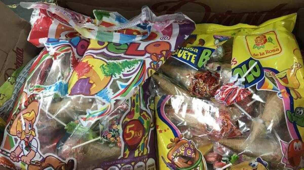 Candy waffles cones hiding 12 pounds of meth and worth $40,000 were smuggled from Mexico to the George Bush Intercontinental Airport in Houston, Texas, where they were found, Customs and Border Protection says.