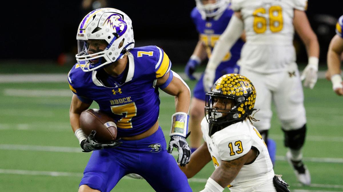 As Brock wide receiver Colt Matlock (7) is one of 100 players to watch in Class 3A and 4A.