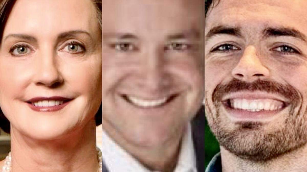 Laura Hill, Cary Moon and Nate Schatzline, from left, are running for Texas House District 93.