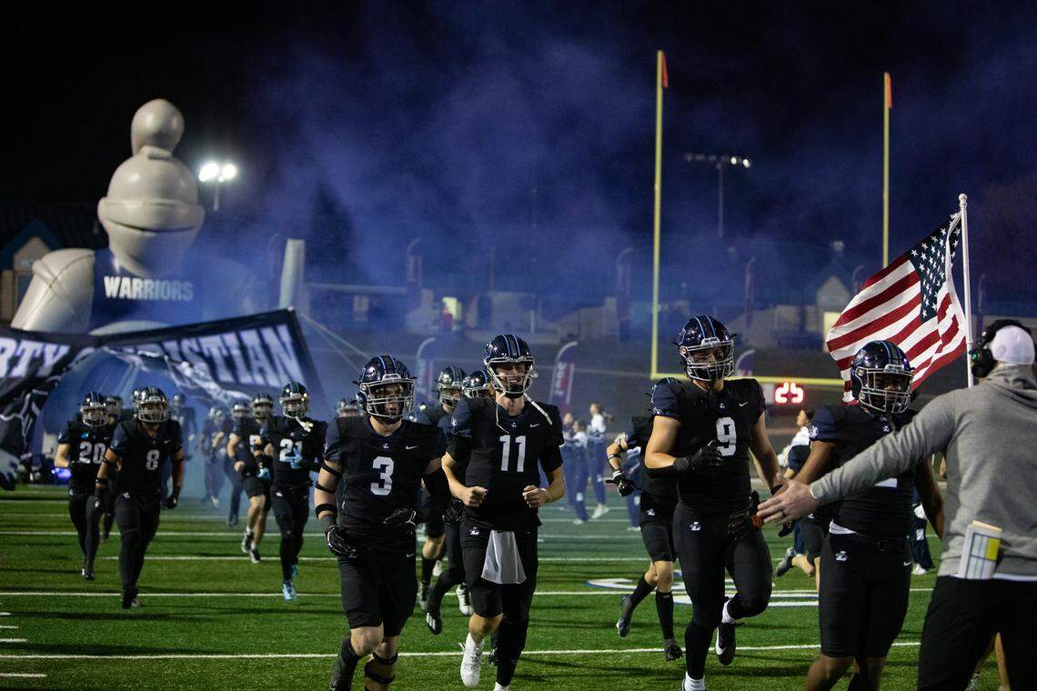 Scenes from the 2023 TAPPS Football Division II State Championship Game between Regents School of Austin and Liberty Christian School of Argyle. Held at the Waco ISD Stadium in Waco Texas at 7pm on Friday, December 1st, 2023.