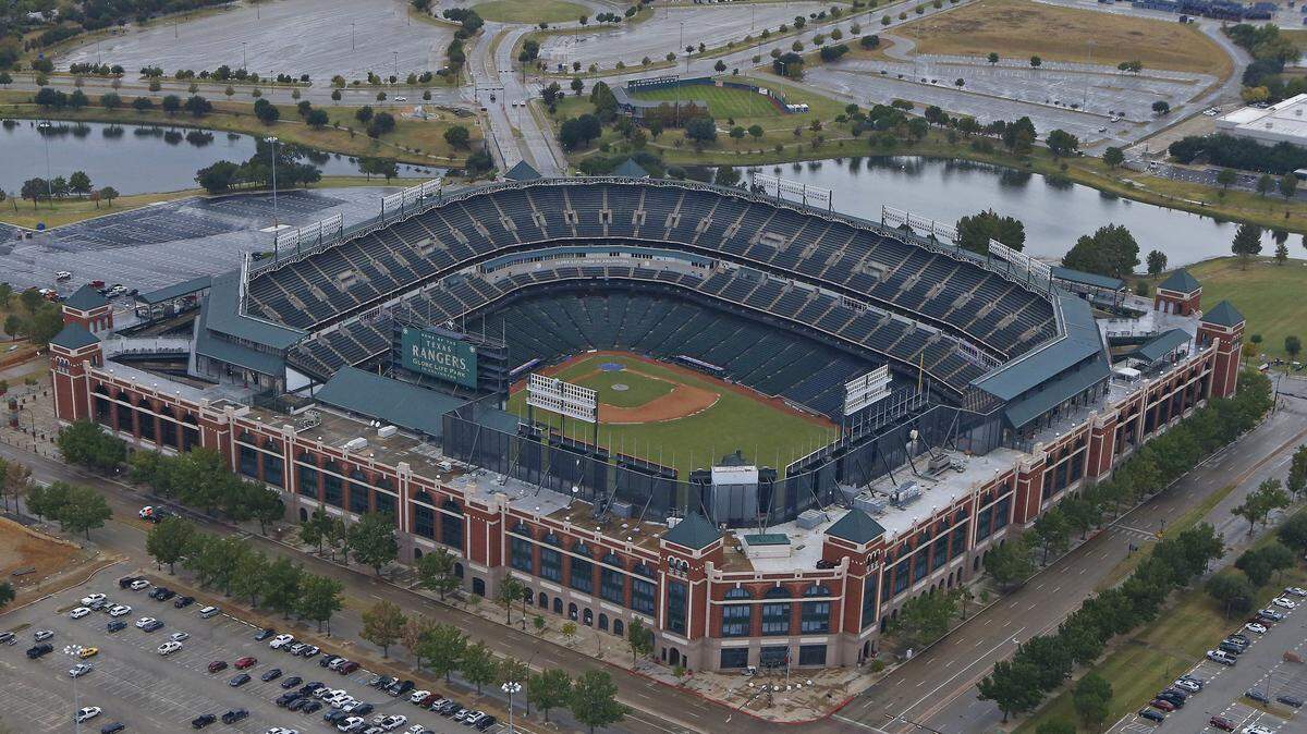 Construction in and around Globe Life Park in Arlington has created parking revisions.