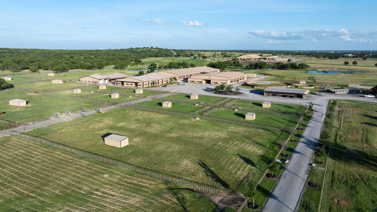 TR9 Ranch in Weatherford spans more than 800 acres and includes training arenas, barns, and multiple homes. The property sold in January for $45 million.