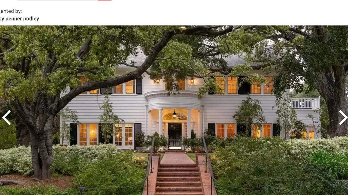 The colonial mansion, located in Pasadena, was featured on the popular NBC sitcom