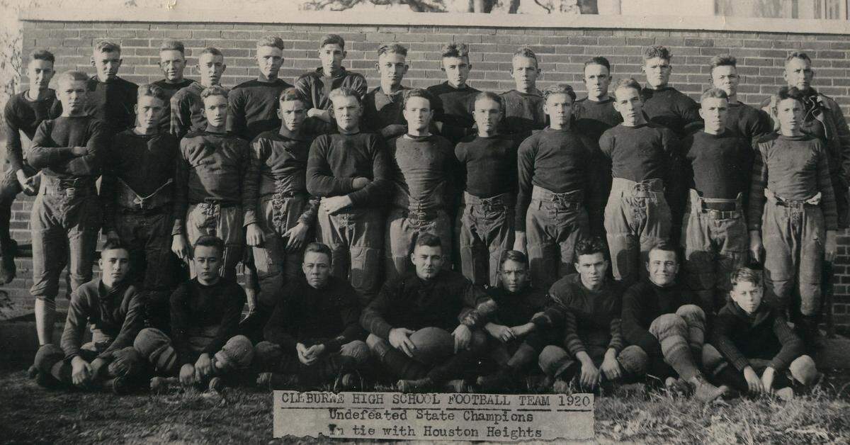 The 1920 Cleburne Yellow Jackets ended in a scoreless tie against Houston Heights during the first Texas high school state championship game. The two schools meet again for the first time to open the 2021 season.