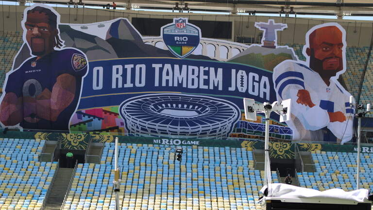 Inside look at Dallas Cowboys’ walkthrough at Maracanã Stadium in Rio — PHOTOS
