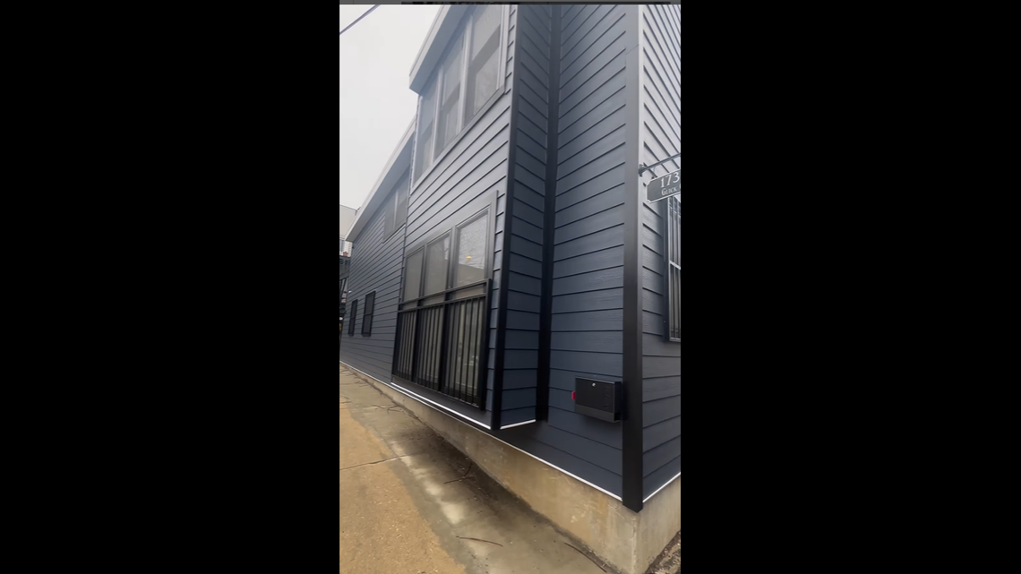 Exterior of the home