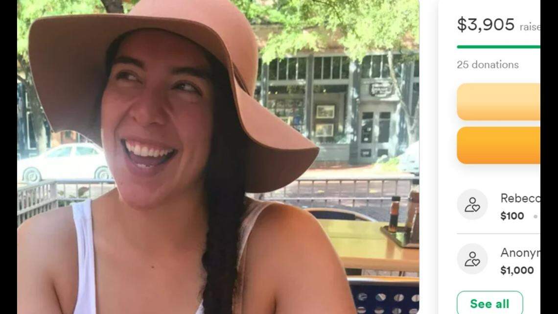 Sansom Park Officer Lina Mino remained hospitalized Thursday after being shot over the weekend during police training in Forest Hill. A GoFundMe account has been established for her.