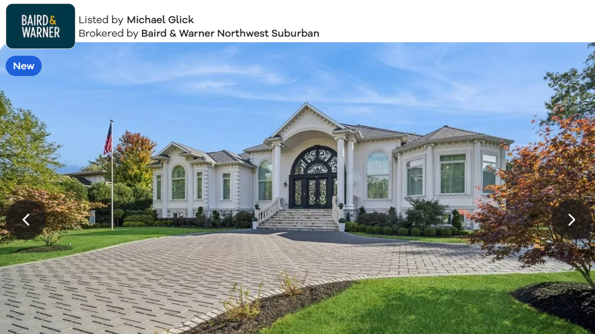 Exterior of the unique home.