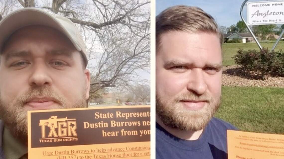 A ‘constitutional carry’ bill is dead in Texas after gun activist’s ‘intimidation’ at homes