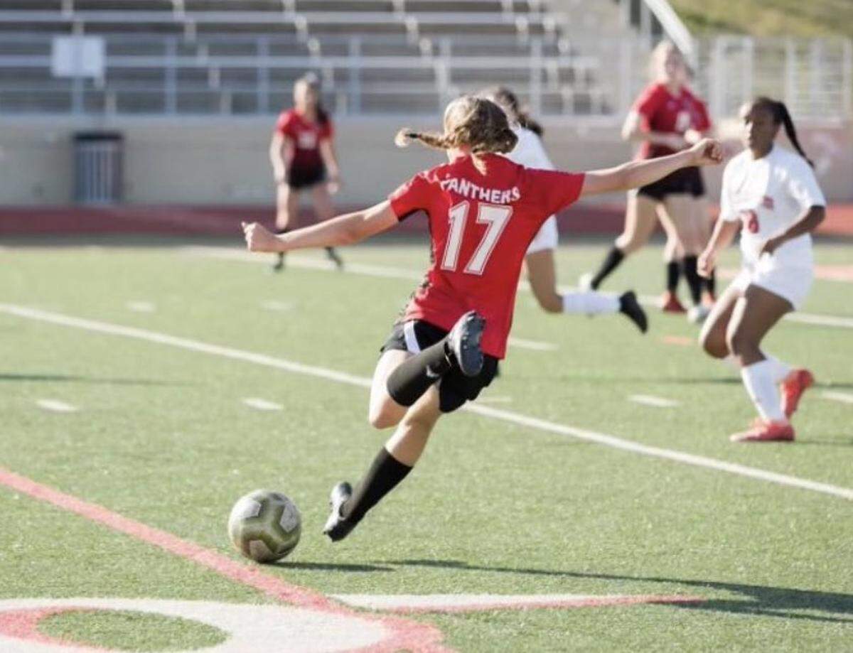 Colleyville Heritage’s Allie Love scored 27 goals in her first year of high school.