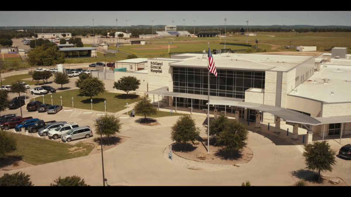 Midland General Hospital in “Landman” episode 2.