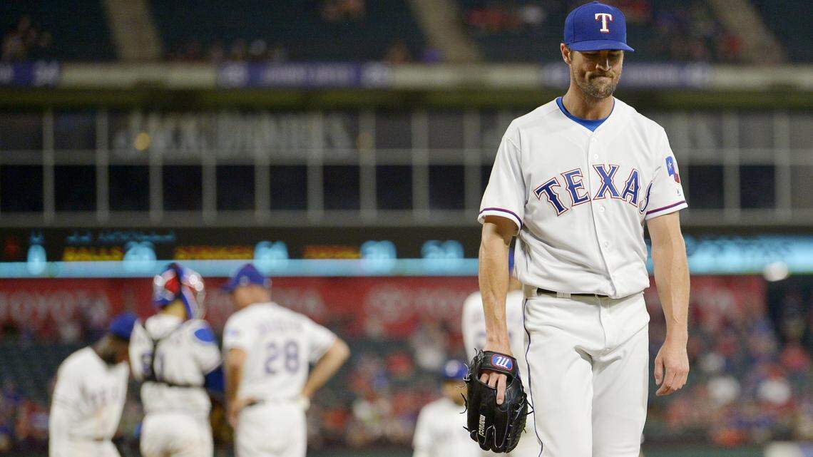 The Texas Rangers on Thursday reached a deal to send pitcher Cole Hamels to the Chicago Cubs for minor-leaguers.