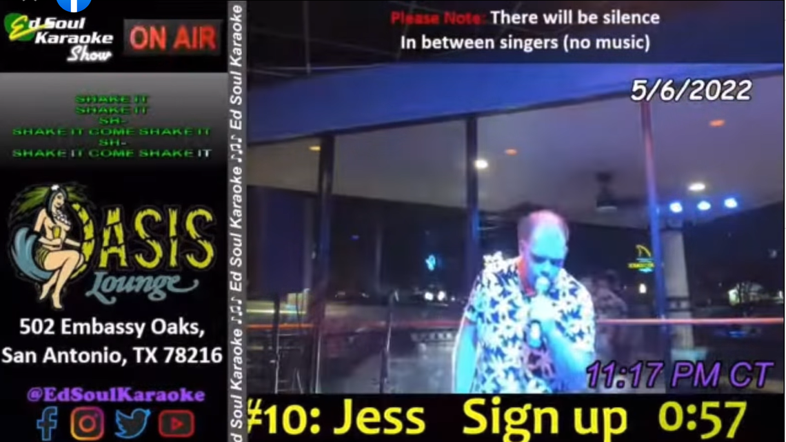 The man had just reached the “shake it like a polaroid picture” portion of the 2003 hit when the car crashed into the bar.