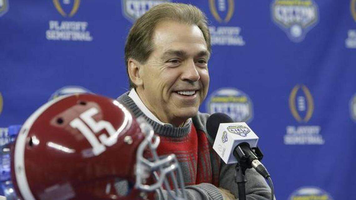 Alabama’s Nick Saban is going for his seventh national championship in 2018.