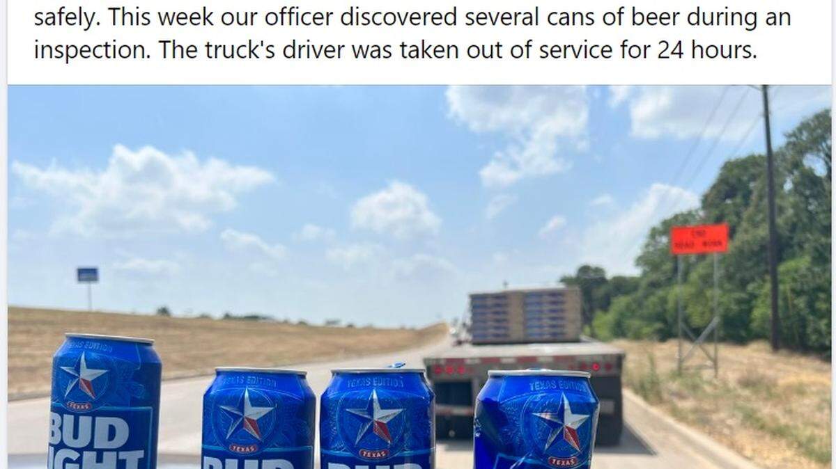 Thousands of Facebook users are chastising and questioning the intentions of the Grapevine Police Department after it posted a picture of four Bud Light cans.