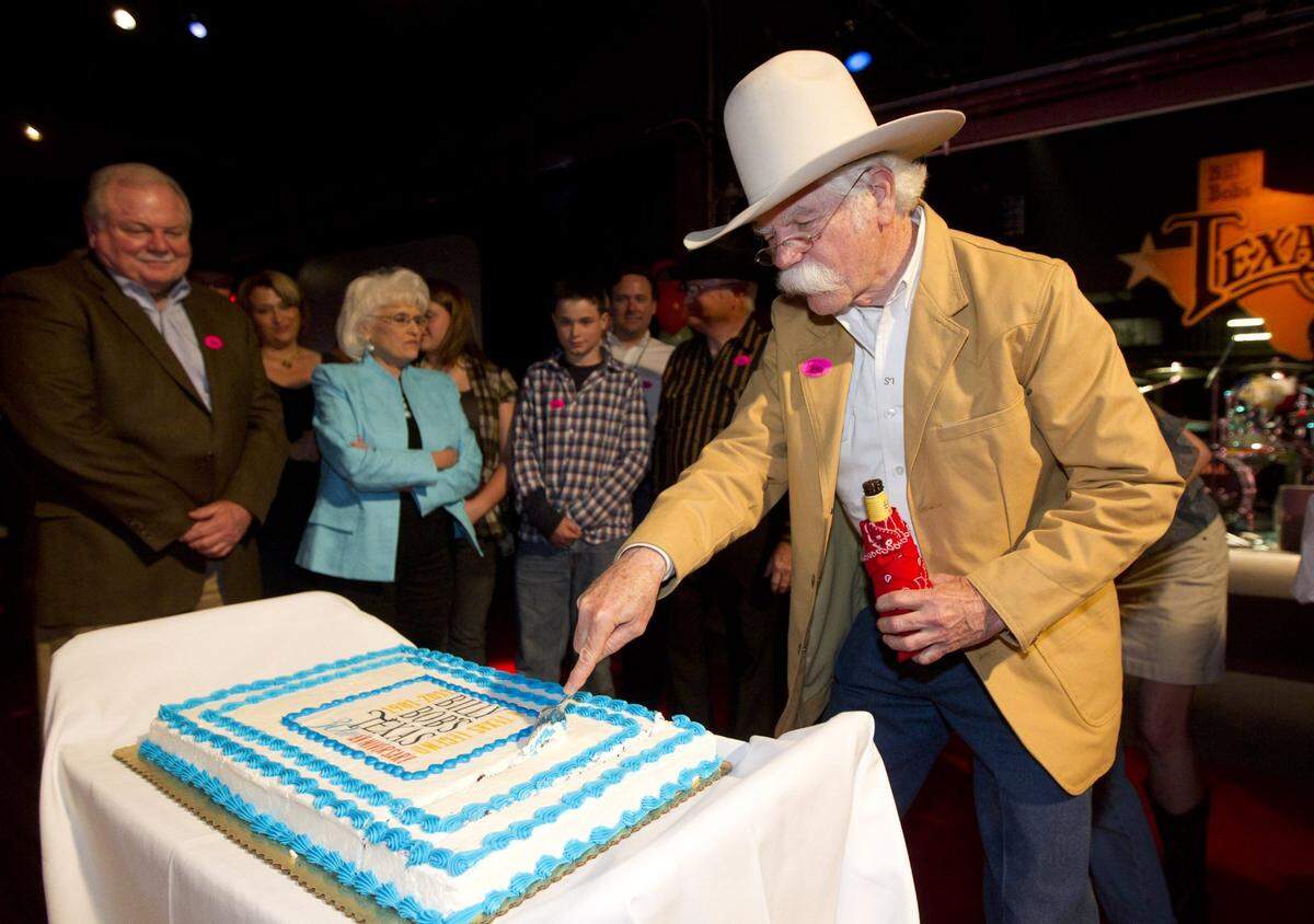 March 31, 2011: Steve Murrin cuts the birthday cake as Billy Bob’s Texas celebrated its 30th anniversary.