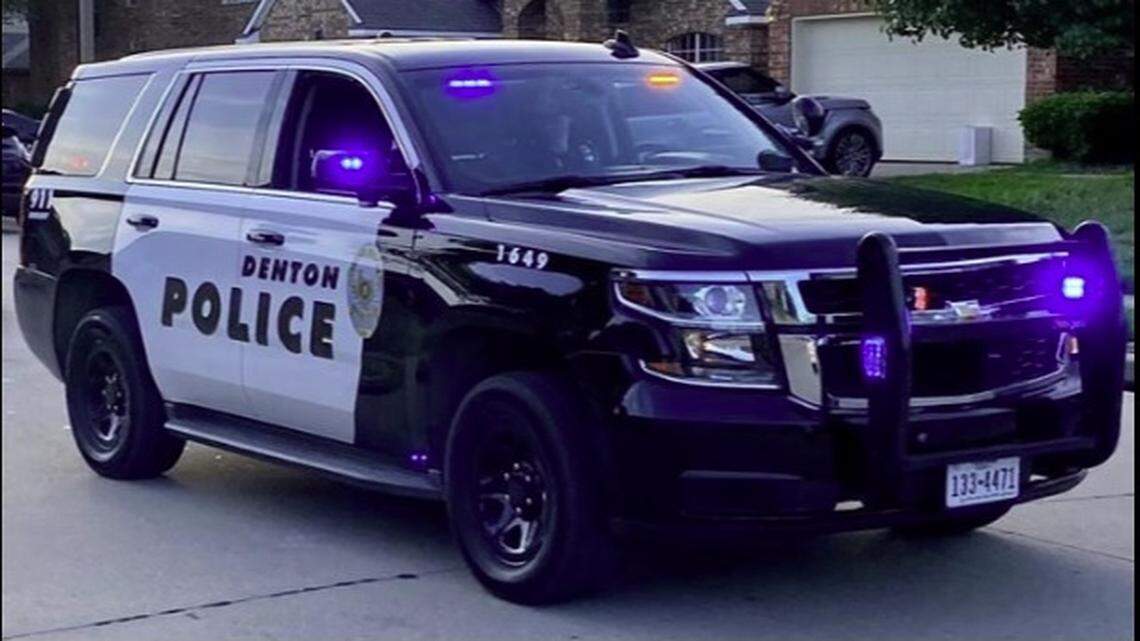 A woman was arrested Tuesday night after Denton police say she drowned her husband in a creek.