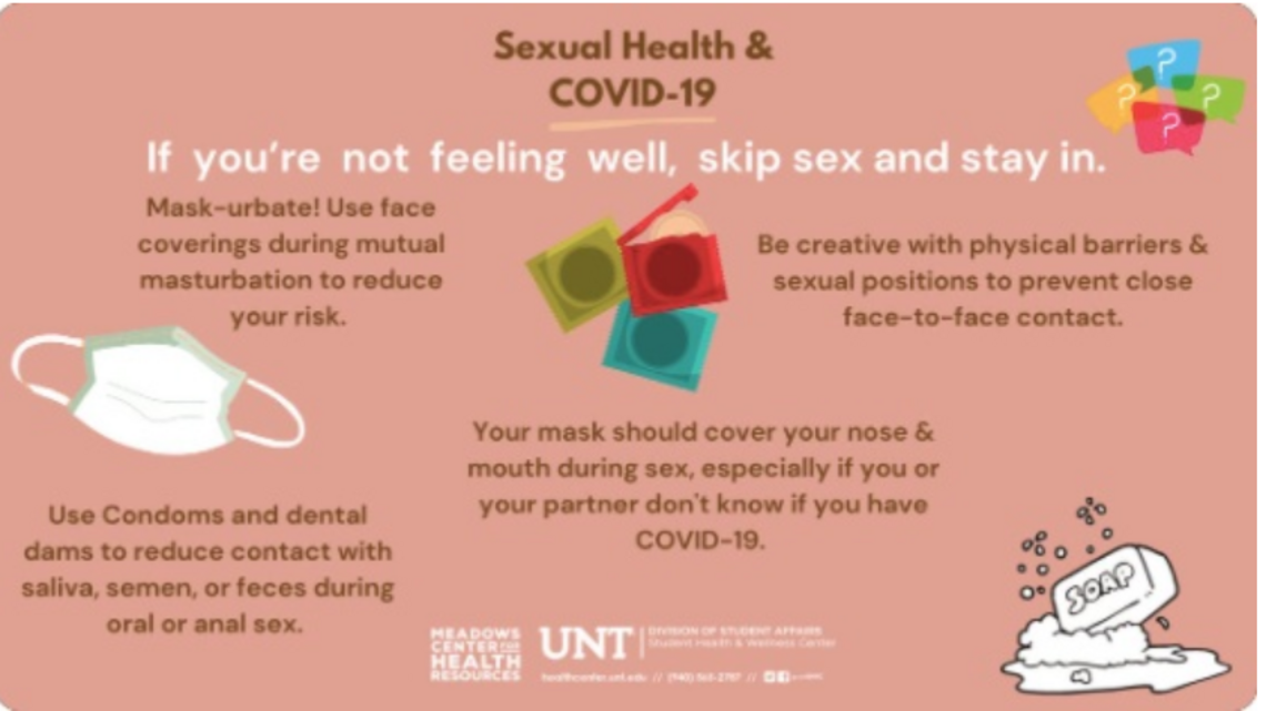Follow the science? UNT’s COVID sex advice clashes with social-distancing message