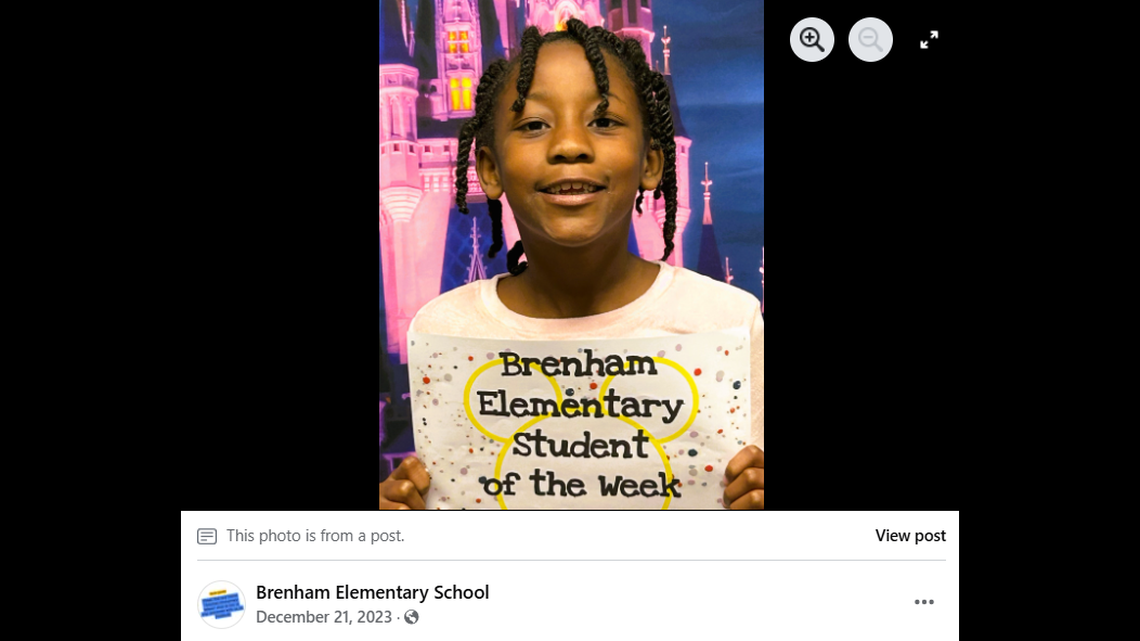 A third grade student was swept away by a flood during a severe storm, Texas fire officials said. Searchers found her dead.