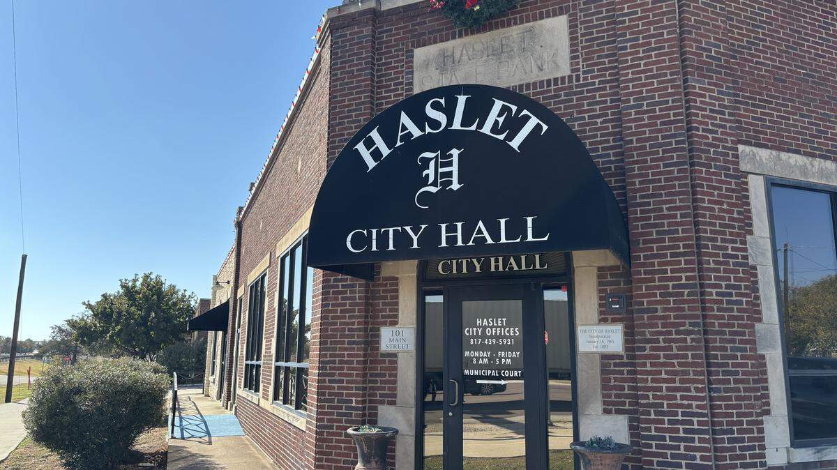 The Haslet City Council meets on the first and third Monday of each month at Haslet City Hall.