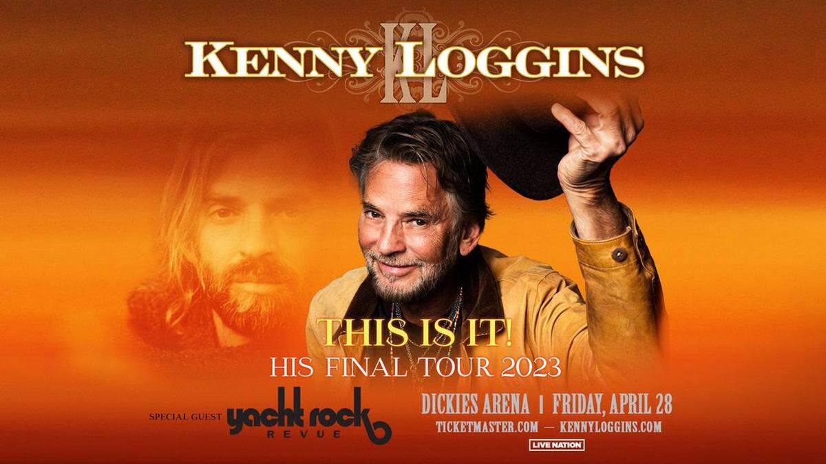 Kenny Loggins is bringing his “This Is It” tour to Dickies Arena on April 28.