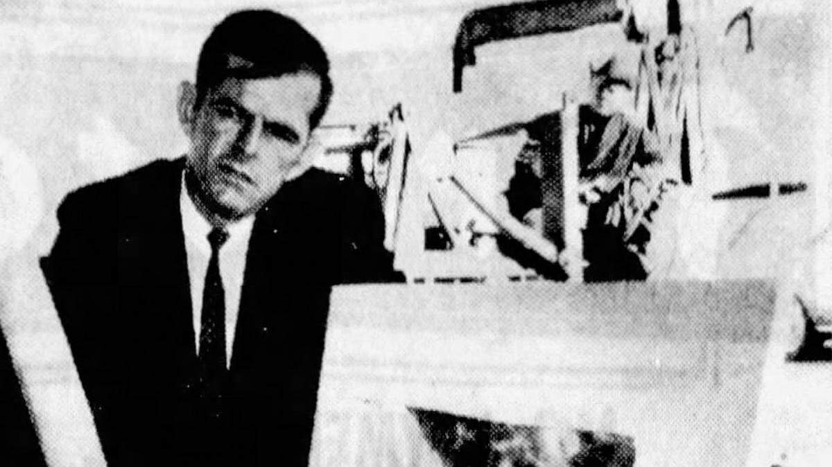 Charles William (“Bill”) White is shown in this newspaper photo before being buried alive in the parking lot of Panther Hall, a country music venue on East Lancaster Avenue in Fort Worth.