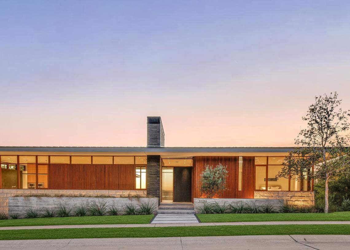 The home on Aviemore Drive in Fort Worth, TX, sprawls across nearly 8,000 square feet of living space.