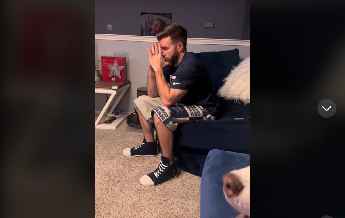 Cowboys fans can probably feel his frustration in this video.
