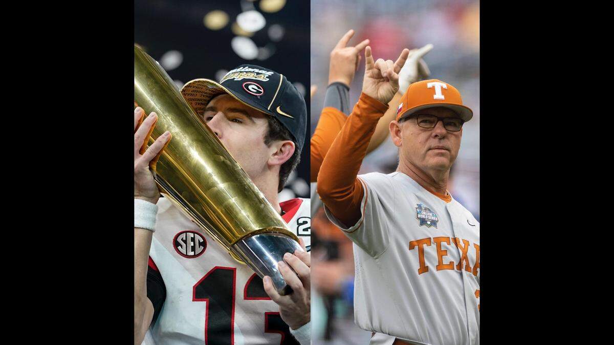 The SEC’s dominance in college sports continues. Georgia and quarterback Stetson Bennett won the college football national title in January. Future SEC member Texas and coach David Pierce reached the College Baseball World Series where six of the eight teams are future SEC members.