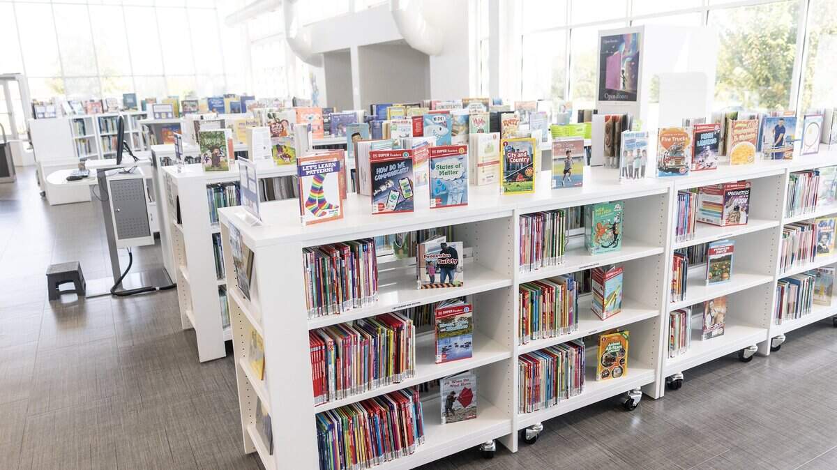 The inside of Reby Cary Youth Library on East Lancaster Avenue in Fort Worth on Thursday, Sept. 4, 2025.