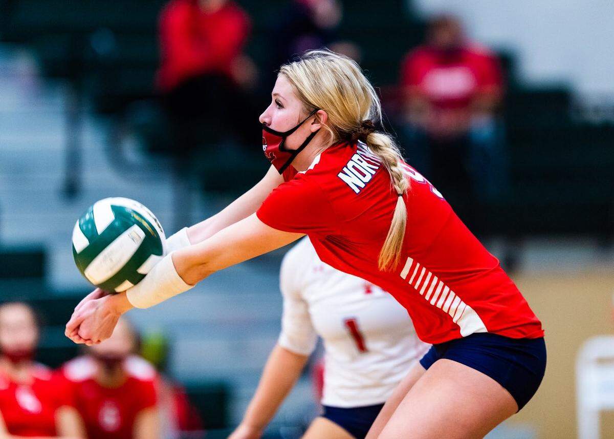 Justin Northwest outside hitter Makenna Miller. (Matt Smith/Special to the Star-Telegram)