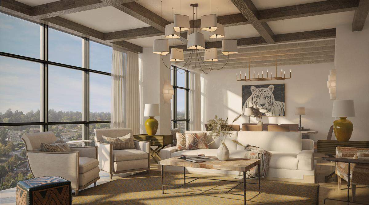Bowie House’s signature suite, the Goodnight Suite, has three bedrooms and a dining room for ten people.