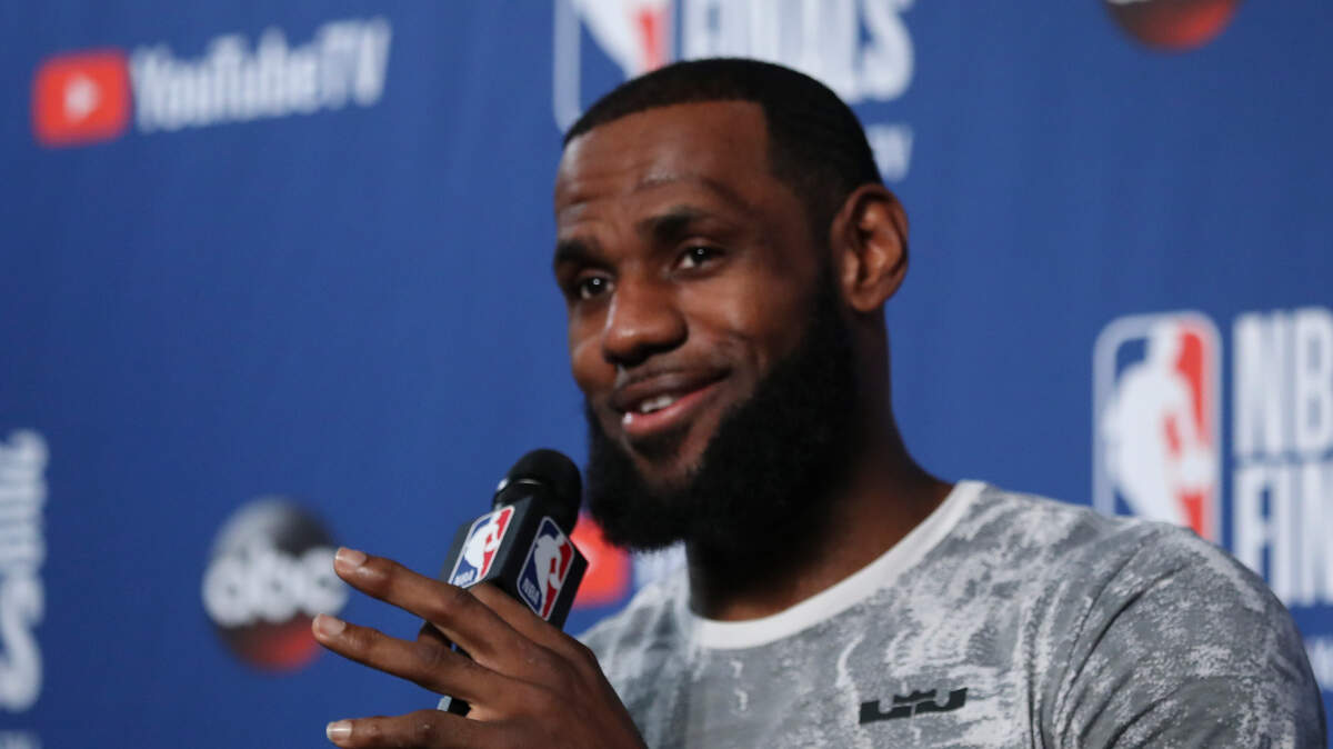 LeBron James , shown in a file photo, asked the media on Wednesday why they haven’t asked him about the photo of Jerry Jones attending a racial protest in 1957.