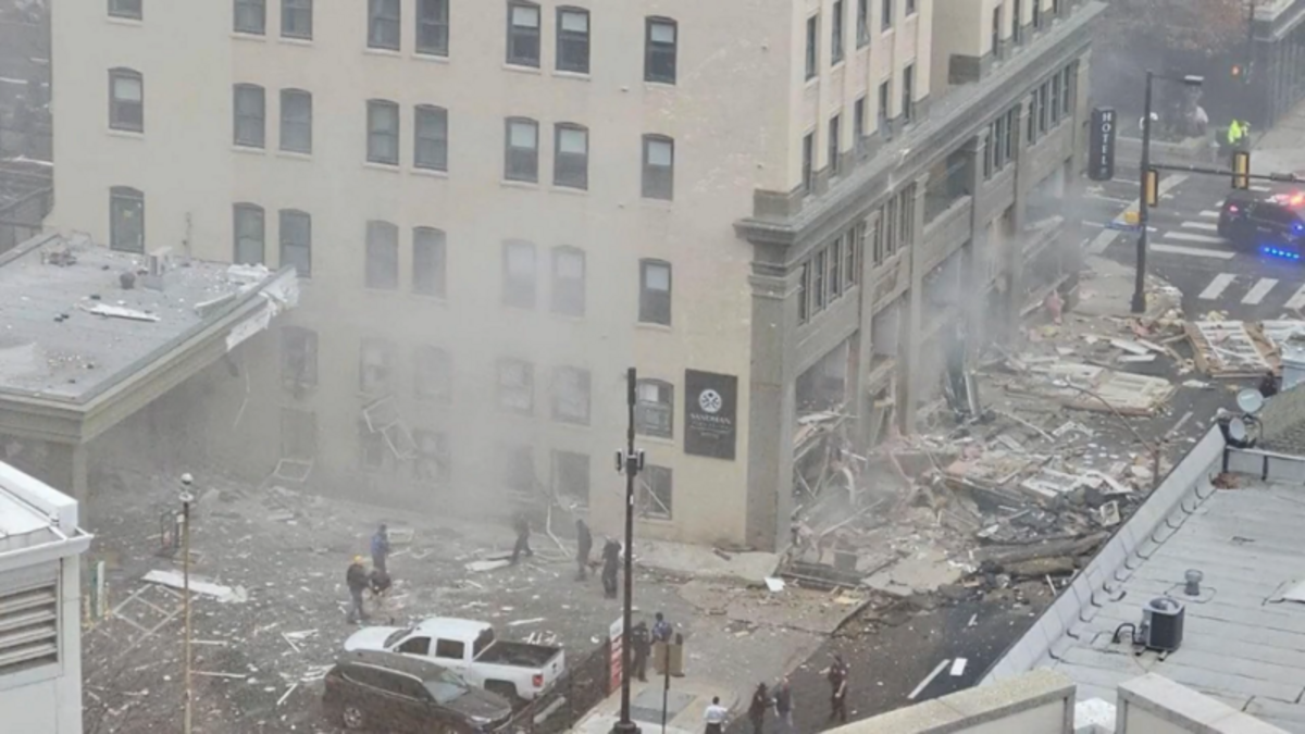 An explosion rocked the Sandman Hotel in downtown Fort Worth on Jan. 8, 2024.