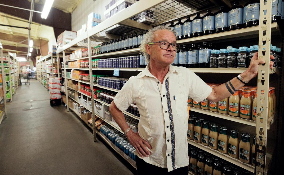 Tom Brown, the owner and CEO of Town Talk Foods, on Monday, April 21, 2025, in Fort Worth. “The products that we have in our store are the cheapest you can find anywhere,” said Brown.