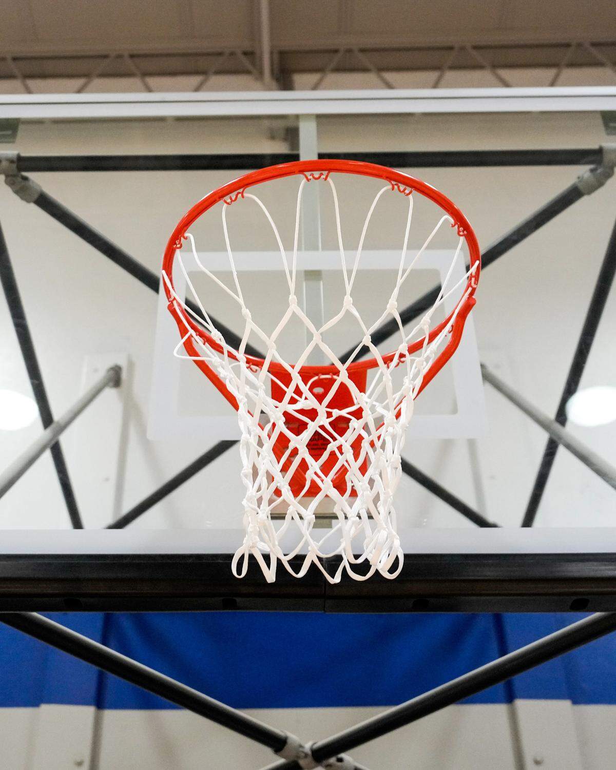 The Dallas Mavericks and Mavs Foundation unveil a new basketball court at the Fort Worth Juvenile Detention Center on Thursday, June 12, 2025 in Fort Worth. The renovations include a newly surfaced wooden court, new backboards, hoops and new paint for the entire gym. (Photo by Vernon Bryant/Dallas Mavericks)