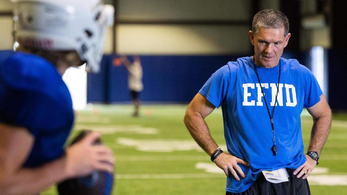 Decatur head coach Steven Huff is in his first year with the program. His $140,000 salary is the fifth-most among coaches in the Metroplex.