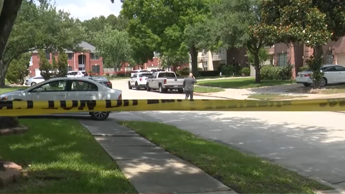 A Texas man is accused of killing a contractor and hiding his body in a box, authorities say.