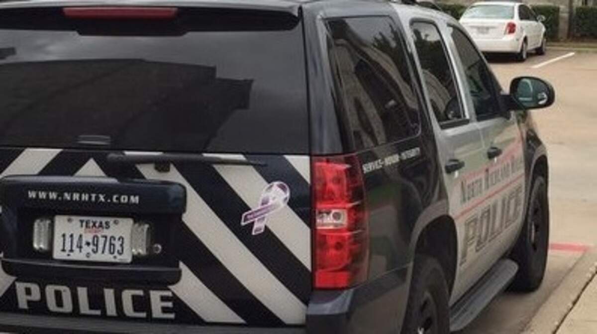 North Richland Hills police searched Tuesday morning for a hit-and-run driver accused of striking at least six vehicles on the highway.