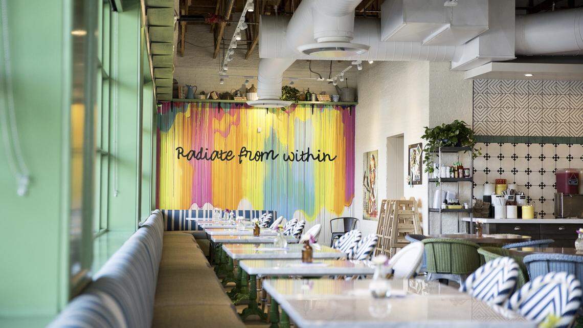 The interior of a Flower Child in Dallas. The chain will open in Fort Worth.