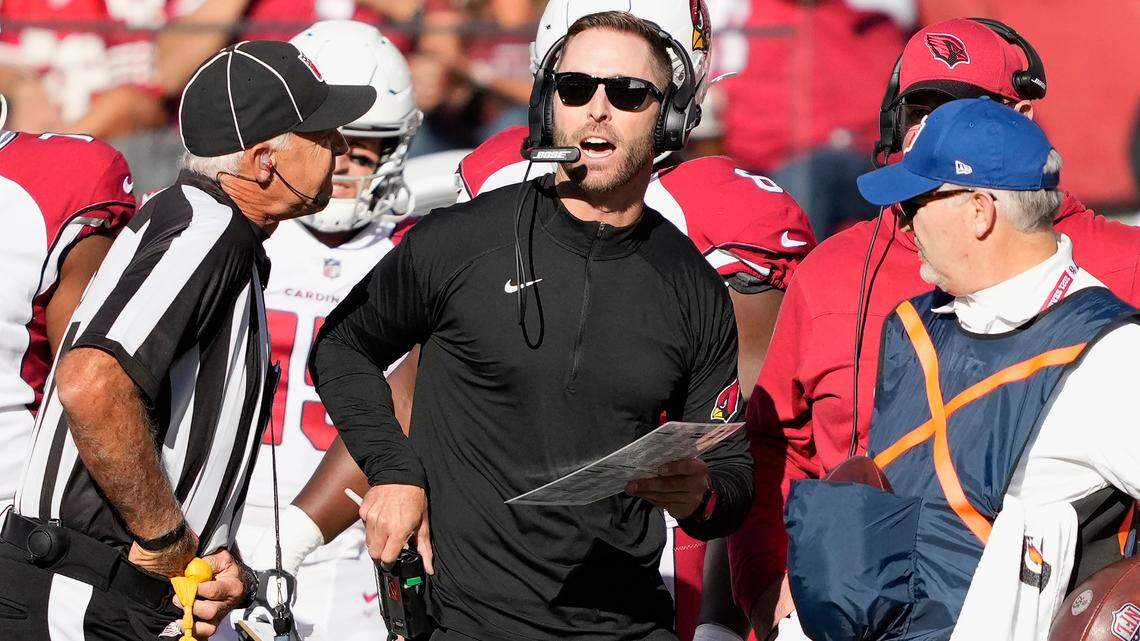 Arizona Cardinals head coach Kliff Kingsbury, whose team improved to an NFL-best 8-1 on Sunday, took a sly shot at the Texas Longhorns after the win.