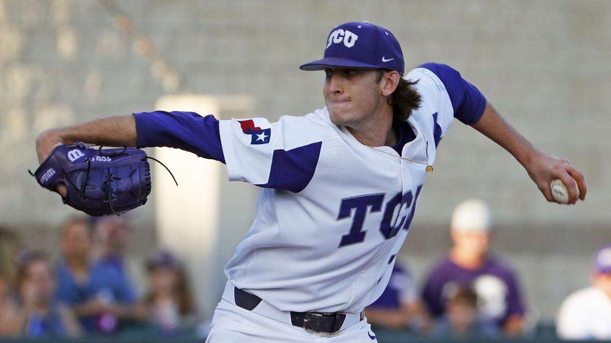 TCU’s Nick Lodolo earned his first win of 2019 on Friday.