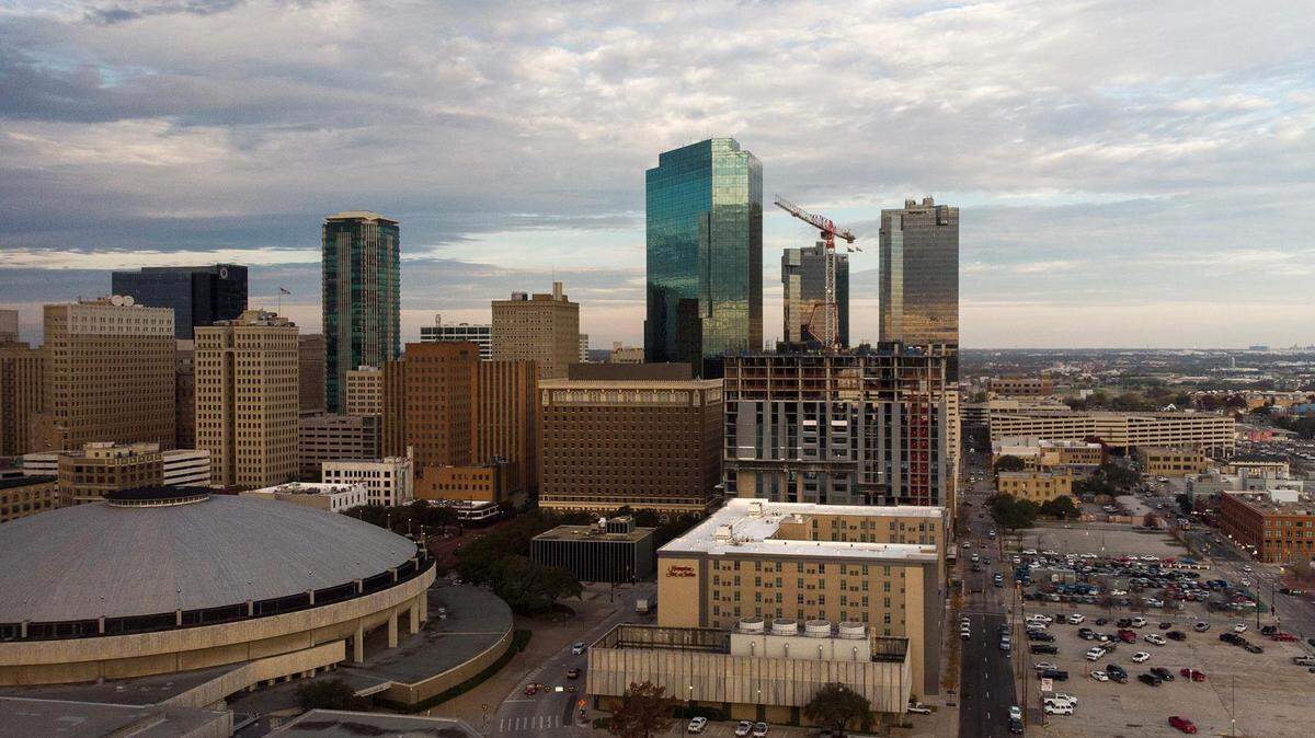 The downtown Fort Worth skyline.