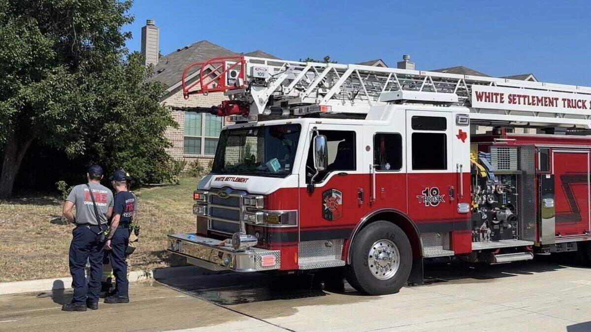 The White Settlement Fire Department responded to a fire in the 700 block of Vaquero Street Wednesday where they found a man dead.