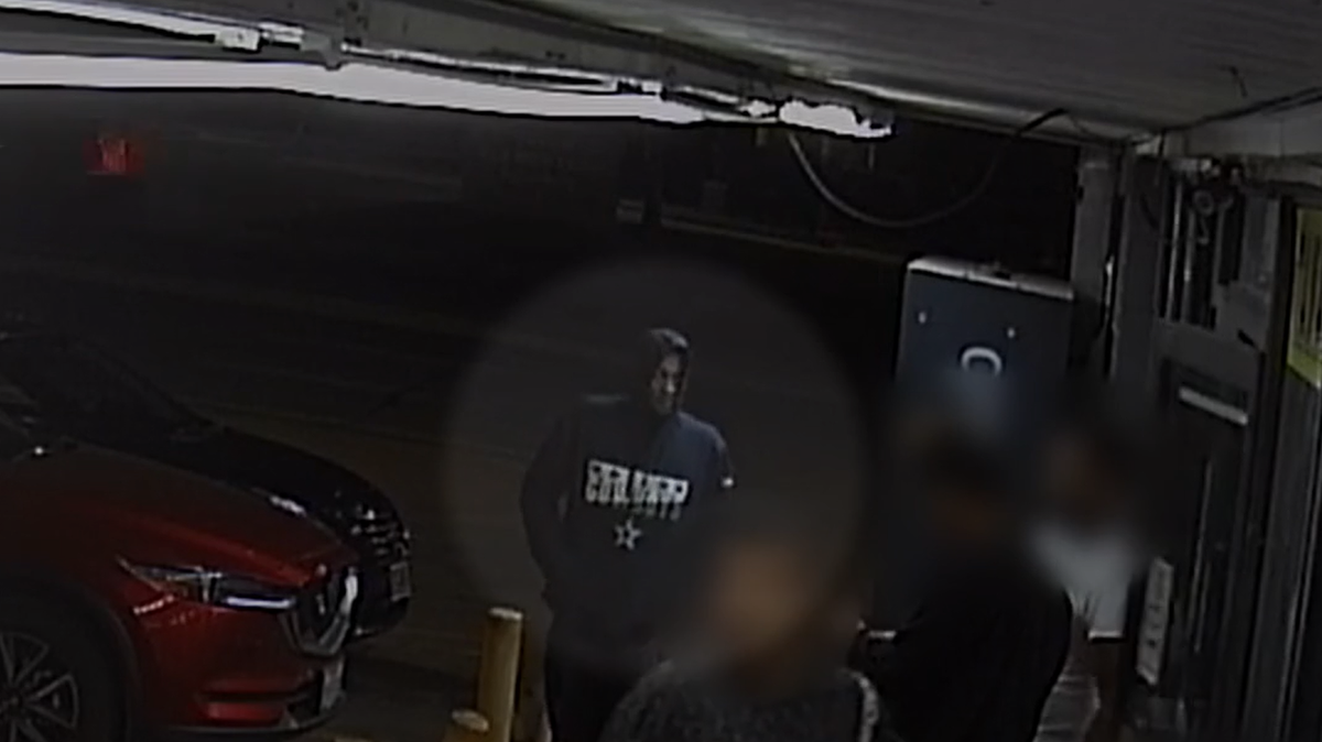 The Dallas Police Department is investigating a shooting that left one person dead on March 25 in the 9600 block of Scyene Road. Police are trying to identify the pictured suspect.